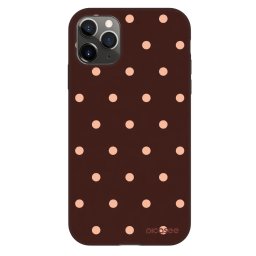 Fashion Case Apple iPhone 11 Pro - Peach Dots & Chocolate