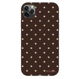 Fashion Case Apple iPhone 11 Pro Max - Vanilla Dots & Chocolate