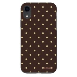 Fashion Case Apple iPhone XR - Vanilla Dots & Chocolate