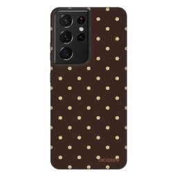 Fashion Case Samsung Galaxy S21 Ultra 5G G998B - Vanilla Dots & Chocolate