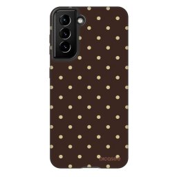 Fashion Case Samsung Galaxy S21 5G G991B - Vanilla Dots & Chocolate