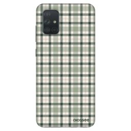 Fashion Case Samsung Galaxy A71 A715F - Sage Tartan