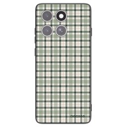 Fekete szilikon tok az alábbi mobiltelefonokra Motorola Edge 60 Pro - Sage Tartan