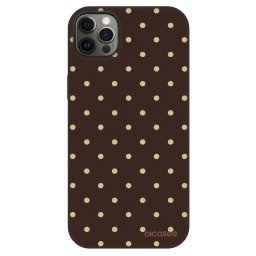 Fashion Case MagSafe Apple iPhone 12 Pro Max - Vanilla Dots & Chocolate