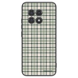 Fekete szilikon tok az alábbi mobiltelefonokra OnePlus 13R 5G - Sage Tartan