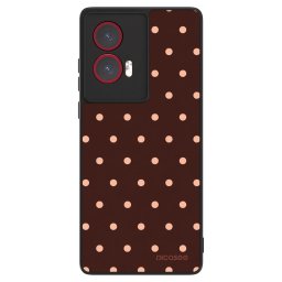ULTIMATE CASE Motorola Edge 50 Fusion - készülékre - Peach Dots & Chocolate