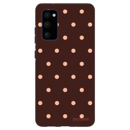 Fashion Case Samsung Galaxy S20 FE - Peach Dots & Chocolate