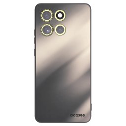 Fekete szilikon tok az alábbi mobiltelefonokra Motorola Moto G86 Power 5G - Smoky Beige