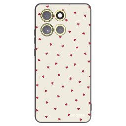Fekete szilikon tok az alábbi mobiltelefonokra Motorola Moto G86 Power 5G - Little Love
