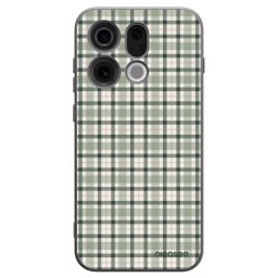 Fekete szilikon tok az alábbi mobiltelefonokra OPPO Find X9 - Sage Tartan