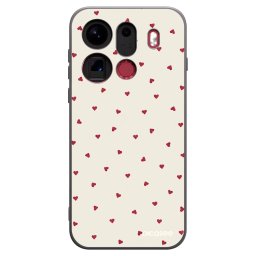 Fekete szilikon tok az alábbi mobiltelefonokra OPPO Find X9 Pro - Little Love