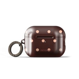 Obal pro Apple AirPods Pro 2 - Peach Dots & Chocolate