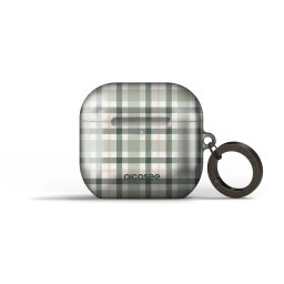 Obal pro Apple AirPods 4 - Sage Tartan