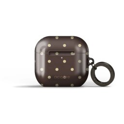 Obal pro Apple AirPods 4 - Vanilla Dots & Chocolate