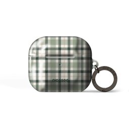 Obal pro Apple AirPods 3 - Sage Tartan