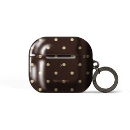 Obal pro Apple AirPods 3 - Vanilla Dots & Chocolate