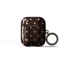 Obal pro Apple AirPods 2 - Vanilla Dots & Chocolate
