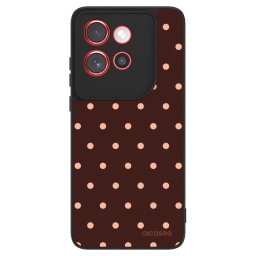 ULTIMATE CASE Motorola Edge 60 Neo 5G - készülékre - Peach Dots & Chocolate