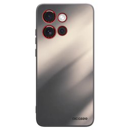 Fekete szilikon tok az alábbi mobiltelefonokra Motorola Edge 60 Neo 5G - Smoky Beige