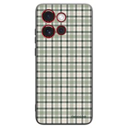 Fekete szilikon tok az alábbi mobiltelefonokra Motorola Edge 60 Neo 5G - Sage Tartan