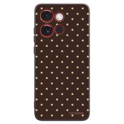 Fekete szilikon tok az alábbi mobiltelefonokra Motorola Edge 60 Neo 5G - Vanilla Dots & Chocolate