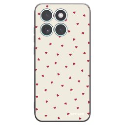 Fekete szilikon tok az alábbi mobiltelefonokra Motorola Edge 70 Fusion - Little Love