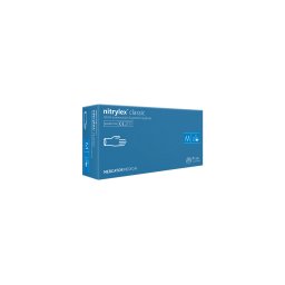 Mercator nitrylex® classic kék orvosi púdermentes nitril kesztyű - M - kék