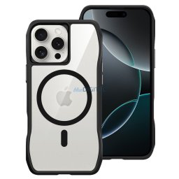 ROAR tok SLIM DEFENDER kompatibilis a MagSafe készülékkel az IPHONE 15 Pro Max számára fekete színű