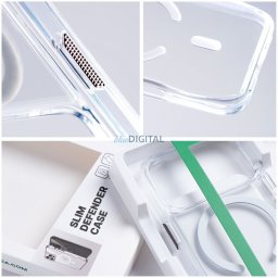 ROAR tok SLIM DEFENDER kompatibilis MagSafe az IPHONE 15 Pro Max átlátszóhoz