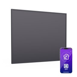 Klarstein Wonderwall Smart Infravörös hősugárzó, 60x60 cm, Applikáció, 360 W, Heti időzítő, IP24 (ACO14-Kl-Wsm-360-DG)