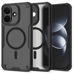 Tech-Protect Rugged Shield Xiaomi Redmi Note 17 Pro ütésálló tok, MagSafe, fekete