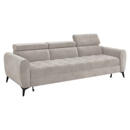 3-személyes, kihúzható kanapé, bézs Taupe, BARELO
