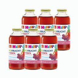 HiPP BIO Alma-szőlő-arónia gyümölcsnektár C-vitaminnal és vassal 6 hó+ (6x500 ml)