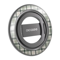 Magnetic holder - Fekete - Sage Tartan