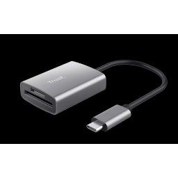 TRUST memóriakártya-olvasó DALYX Fast, Külső, USB-C, 8cm