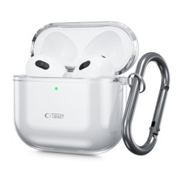 Tech-Protect FlexAir Apple Airpods 5 / Airpods 4 tok, karabinerrel, átlátszó