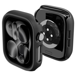 Spigen Thin Fit Apple Watch 12 46mm tok, Black, fekete