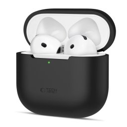 Tech-Protect Silicone Apple Airpods 5 / Airpods 4 tok, szilikon, fekete