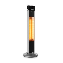 Blumfeldt Heat Guru infravörös hősugárzó, 2000 W, 3 melegítő fokozat, állványos, távirányító, ezüst (HHG4-Heat-Guru)