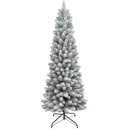 Karácsonyfa MagicHome Karácsony Clark, havas ezüstfenyő, 180 cm