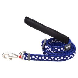 Red Dingo White Spots Dark Blue póráz 100-180 cm Medium