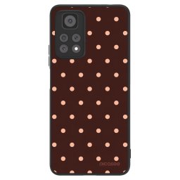 ULTIMATE CASE Xiaomi Redmi Note 11 Pro - készülékre - Peach Dots & Chocolate
