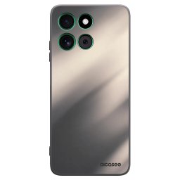 Fekete szilikon tok az alábbi mobiltelefonokra Motorola Moto G57 Power - Smoky Beige