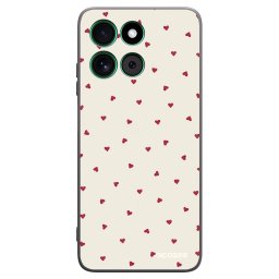 Fekete szilikon tok az alábbi mobiltelefonokra Motorola Moto G57 Power - Little Love