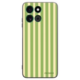 Fekete szilikon tok az alábbi mobiltelefonokra Motorola Moto G57 Power - Lines Matcha