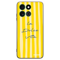Fekete szilikon tok az alábbi mobiltelefonokra Motorola Moto G57 Power - Ladolcevita