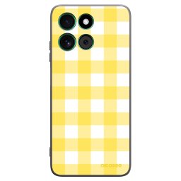 Fekete szilikon tok az alábbi mobiltelefonokra Motorola Moto G57 Power - Gride lemon