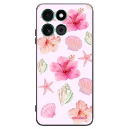 Fekete szilikon tok az alábbi mobiltelefonokra Motorola Moto G57 Power - Blush Lagoon