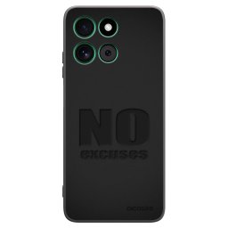 Fekete szilikon tok az alábbi mobiltelefonokra Motorola Moto G57 Power - No Excuses