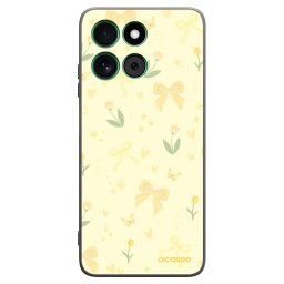 Fekete szilikon tok az alábbi mobiltelefonokra Motorola Moto G57 Power - Honey Blossom